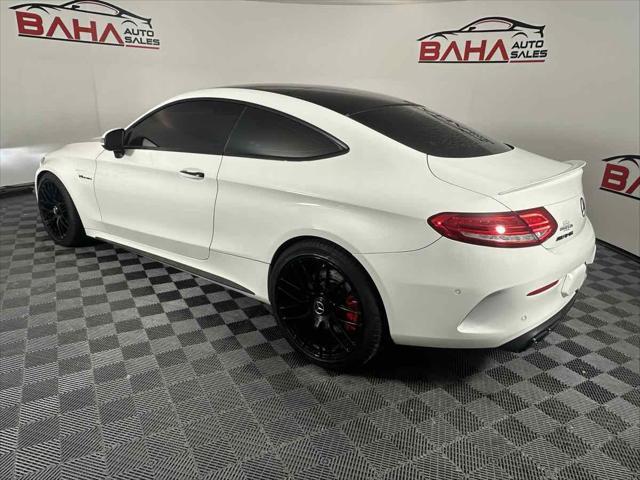 used 2017 Mercedes-Benz AMG C 63 car, priced at $39,495