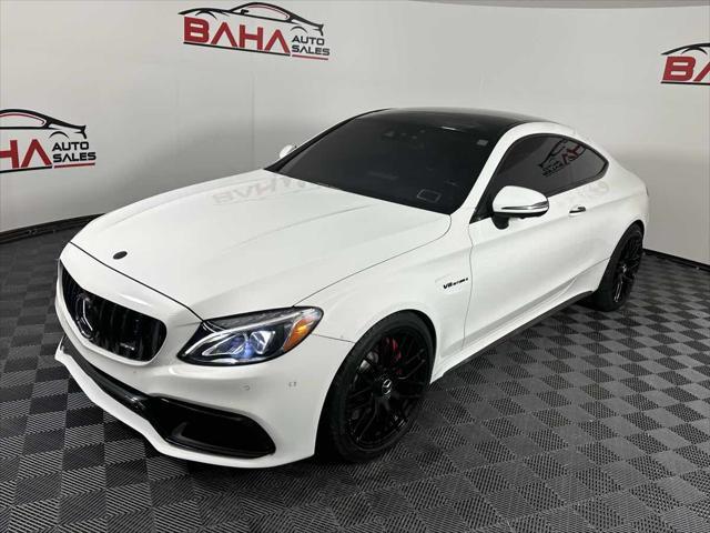 used 2017 Mercedes-Benz AMG C 63 car, priced at $39,495