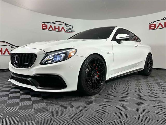 used 2017 Mercedes-Benz AMG C 63 car, priced at $39,495