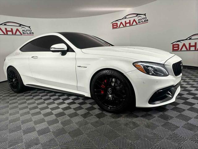 used 2017 Mercedes-Benz AMG C 63 car, priced at $39,495