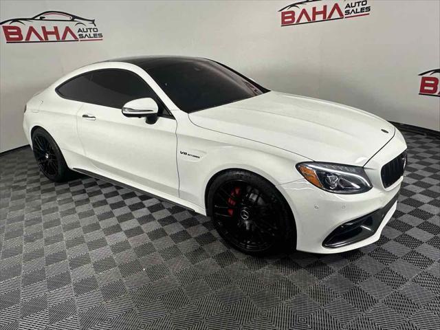 used 2017 Mercedes-Benz AMG C 63 car, priced at $39,495