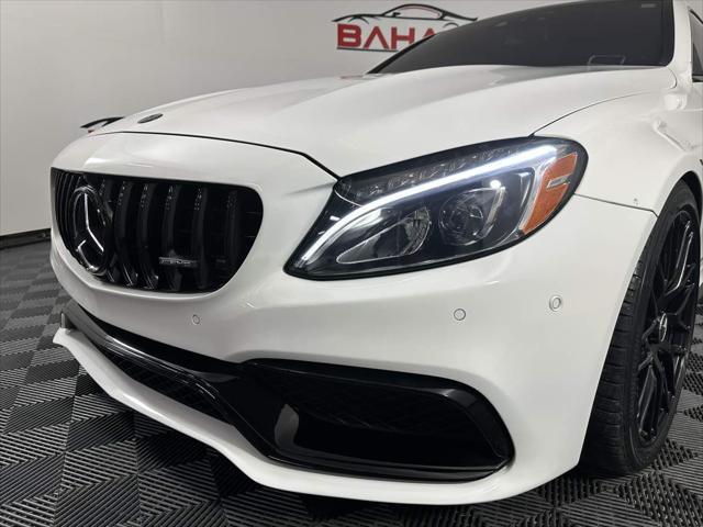 used 2017 Mercedes-Benz AMG C 63 car, priced at $39,495