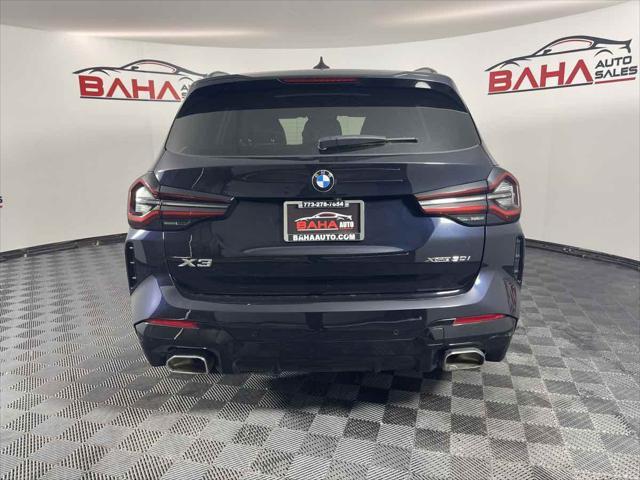 used 2022 BMW X3 car, priced at $33,995