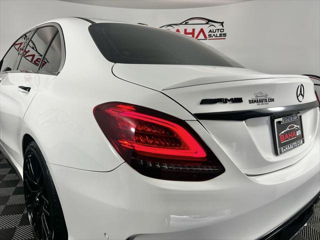 used 2020 Mercedes-Benz AMG C 63 car, priced at $49,995
