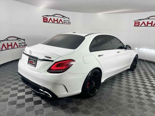 used 2020 Mercedes-Benz AMG C 63 car, priced at $49,995