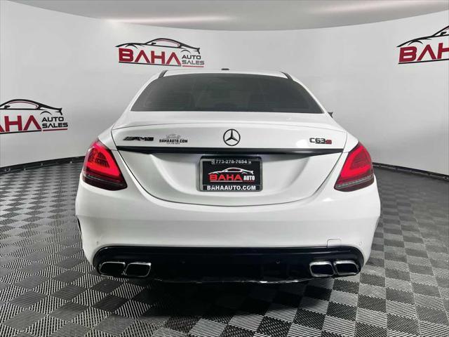 used 2020 Mercedes-Benz AMG C 63 car, priced at $49,995