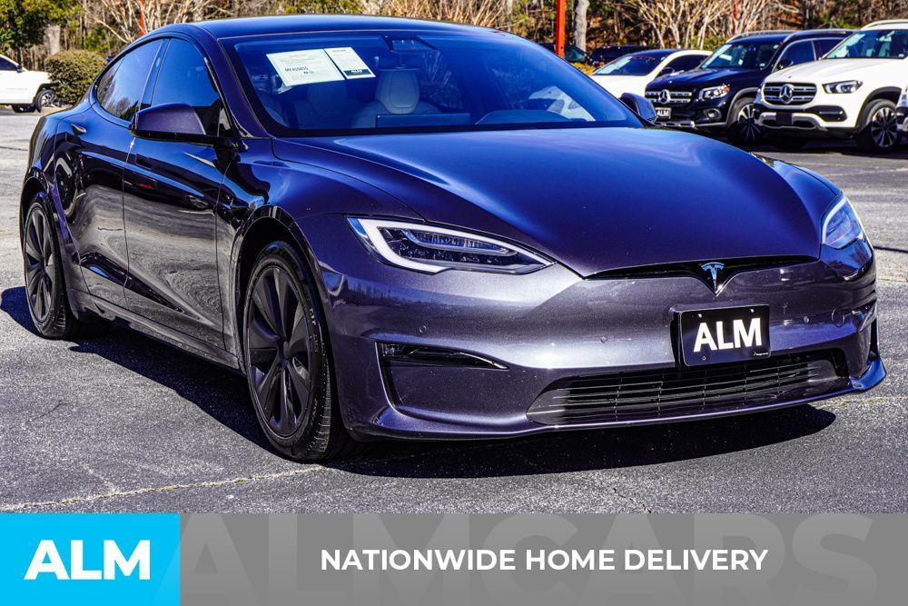 used 2021 Tesla Model S car, priced at $39,920