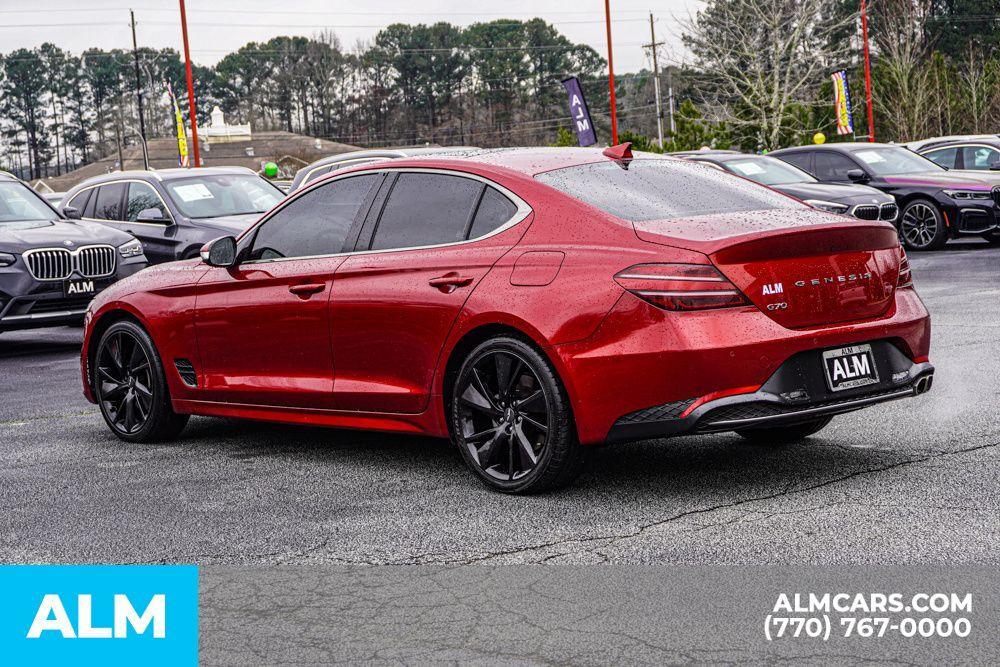 used 2023 Genesis G70 car, priced at $25,560