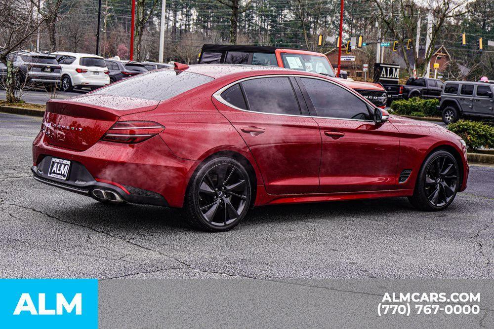 used 2023 Genesis G70 car, priced at $25,560