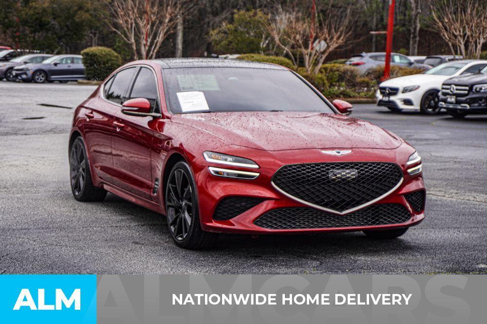 used 2023 Genesis G70 car, priced at $25,560