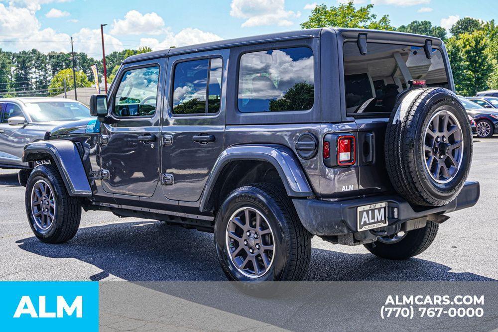 used 2021 Jeep Wrangler Unlimited car, priced at $31,220