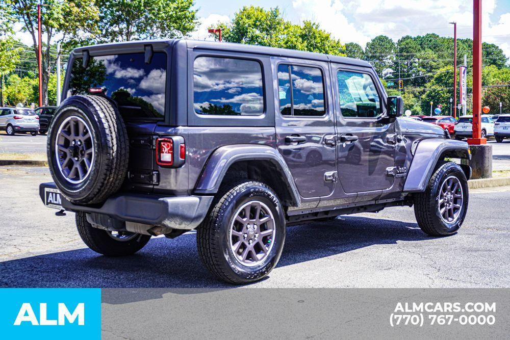 used 2021 Jeep Wrangler Unlimited car, priced at $31,220