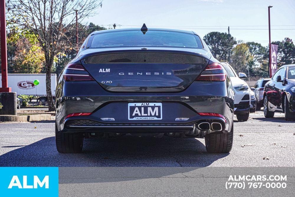 used 2023 Genesis G70 car, priced at $31,220