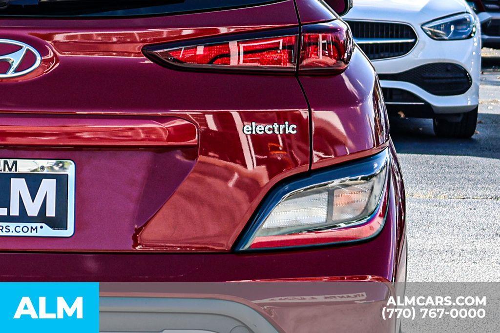 used 2022 Hyundai Kona EV car, priced at $14,960