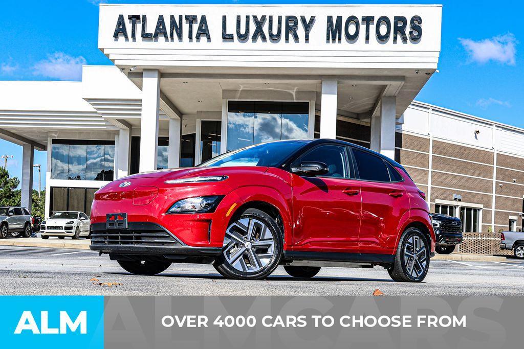 used 2022 Hyundai Kona EV car, priced at $14,960