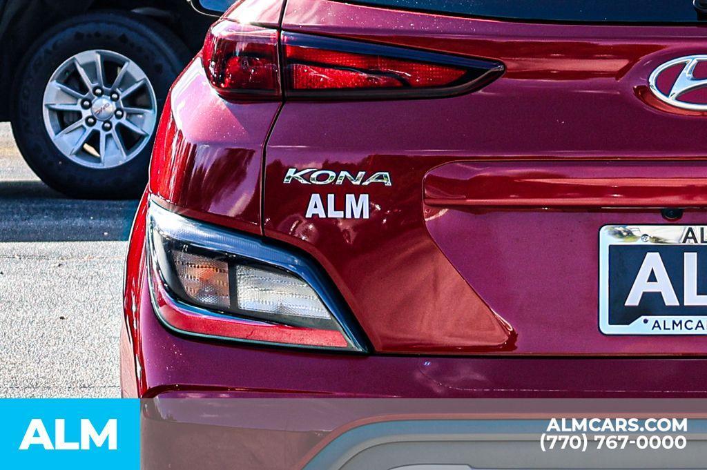 used 2022 Hyundai Kona EV car, priced at $14,960