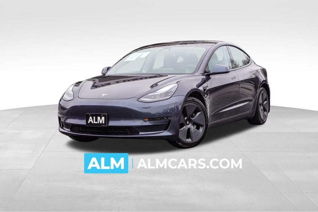 used 2022 Tesla Model 3 car, priced at $24,420