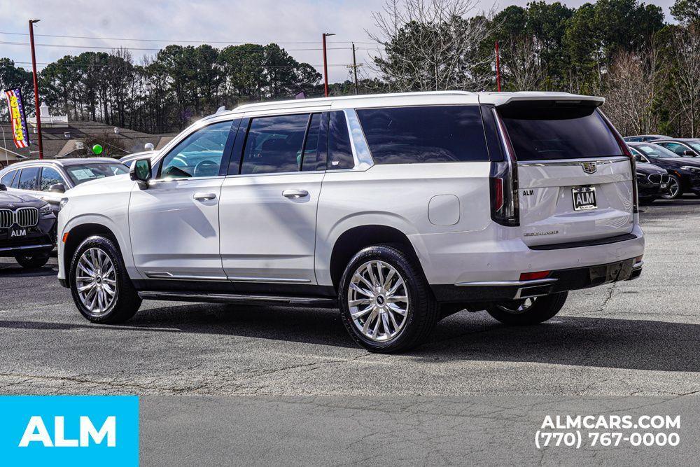 used 2023 Cadillac Escalade ESV car, priced at $68,420