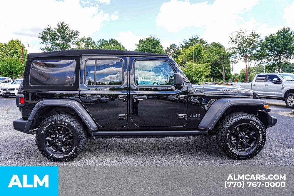 used 2020 Jeep Wrangler Unlimited car, priced at $28,520