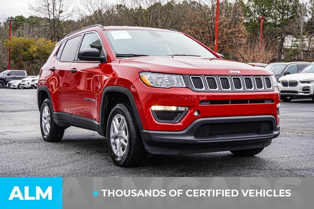 used 2021 Jeep Compass car, priced at $17,920