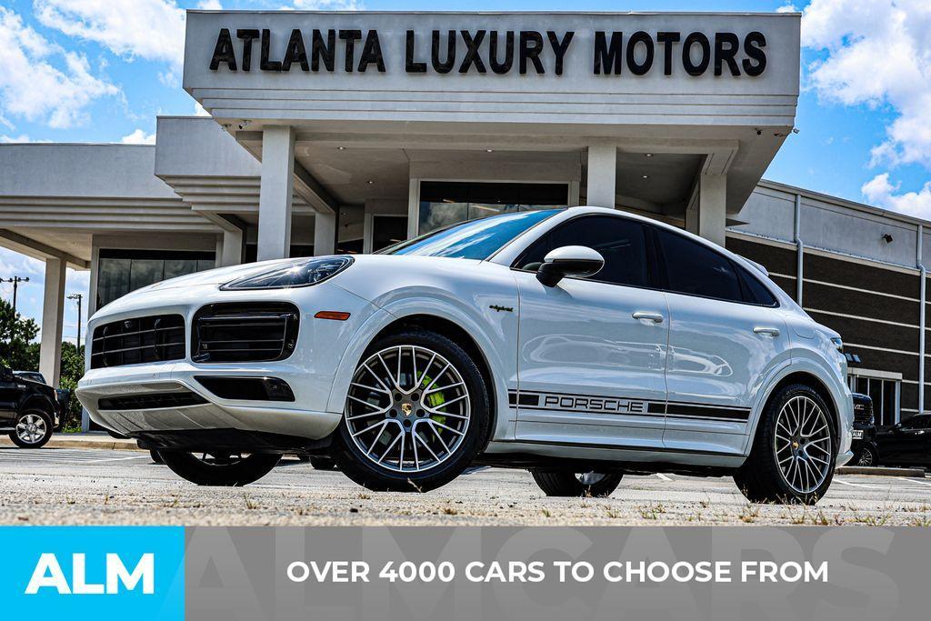 used 2023 Porsche Cayenne E-Hybrid Coupe car, priced at $77,420