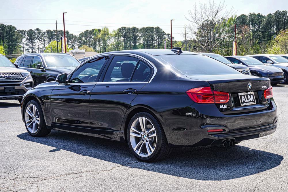 used 2018 BMW 330 car, priced at $21,420
