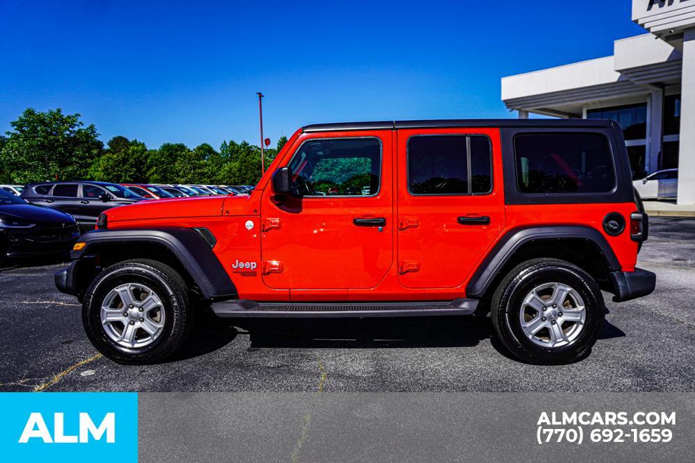 used 2020 Jeep Wrangler Unlimited car, priced at $28,520