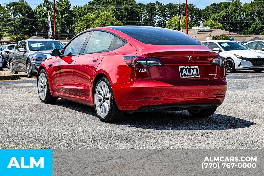 used 2021 Tesla Model 3 car, priced at $27,420