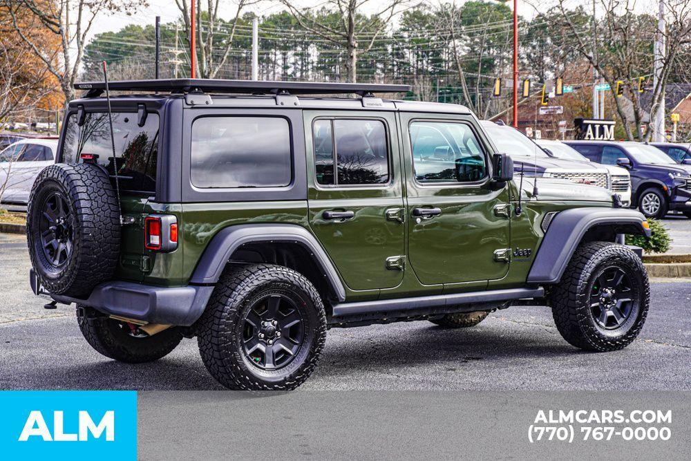 used 2021 Jeep Wrangler Unlimited car, priced at $25,320