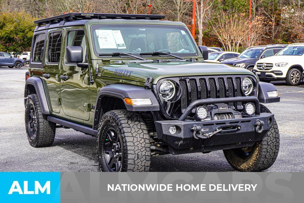 used 2021 Jeep Wrangler Unlimited car, priced at $25,320