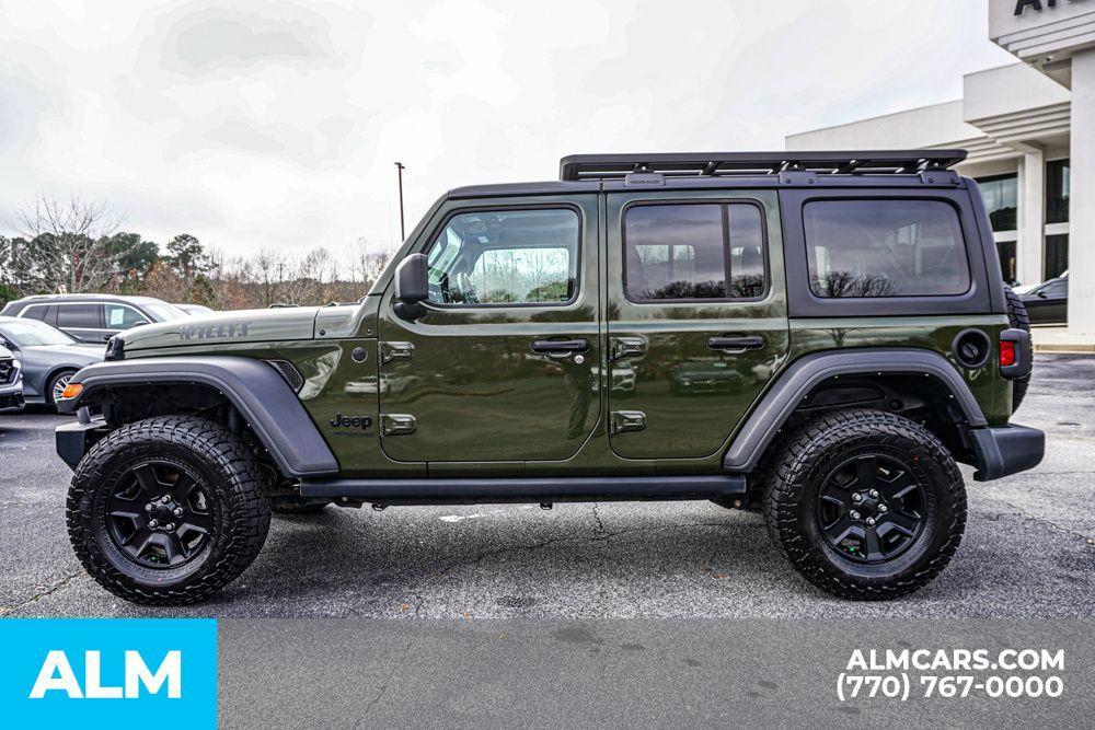 used 2021 Jeep Wrangler Unlimited car, priced at $25,320