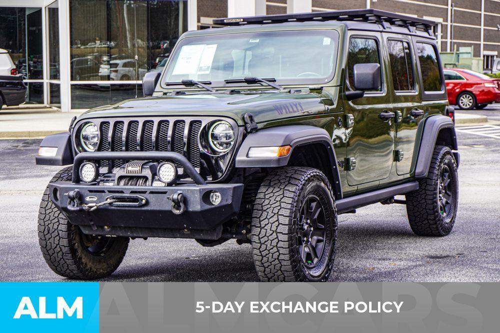 used 2021 Jeep Wrangler Unlimited car, priced at $25,320