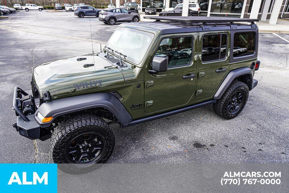 used 2021 Jeep Wrangler Unlimited car, priced at $25,320