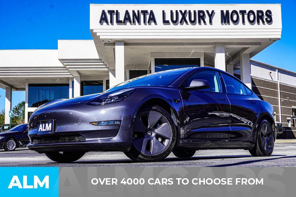 used 2022 Tesla Model 3 car, priced at $29,220