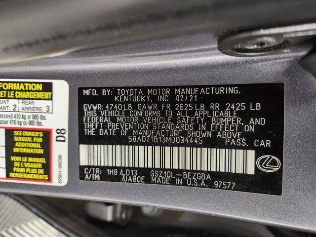 used 2021 Lexus ES 350 car, priced at $34,900