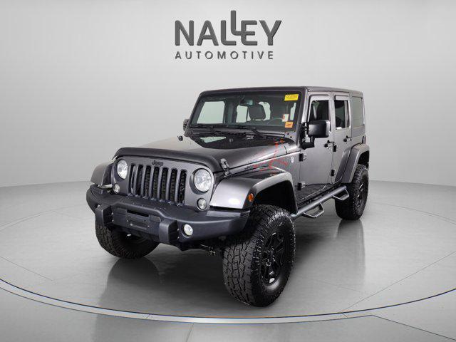 used 2016 Jeep Wrangler Unlimited car, priced at $22,735