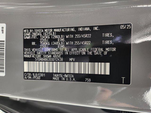 new 2025 Lexus TX 500h car, priced at $73,240