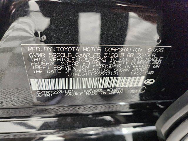 new 2025 Lexus LS 500 car, priced at $83,415