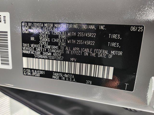 new 2025 Lexus TX 500h car, priced at $75,125