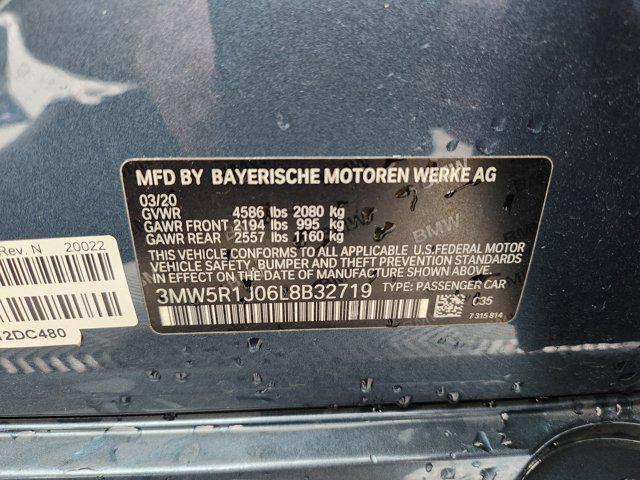 used 2020 BMW 330 car, priced at $23,499