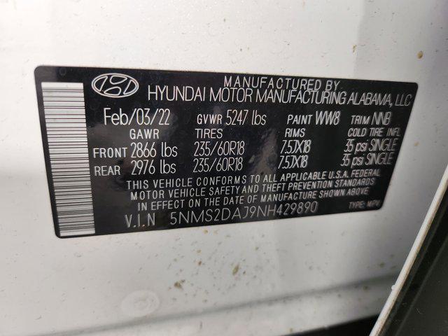 used 2022 Hyundai Santa Fe car, priced at $23,691