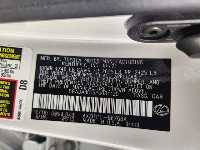 used 2023 Lexus ES 300h car, priced at $38,900