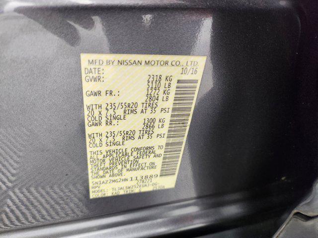 used 2017 Nissan Murano car, priced at $14,888