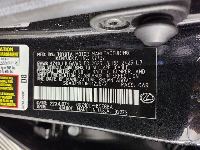 used 2022 Lexus ES 350 car, priced at $39,750