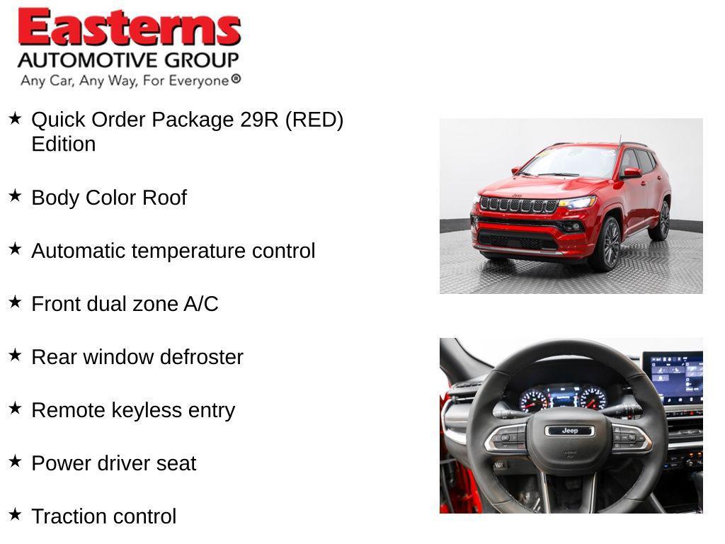 used 2023 Jeep Compass car, priced at $22,375