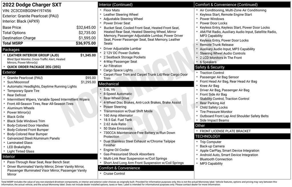 used 2022 Dodge Charger car, priced at $20,490