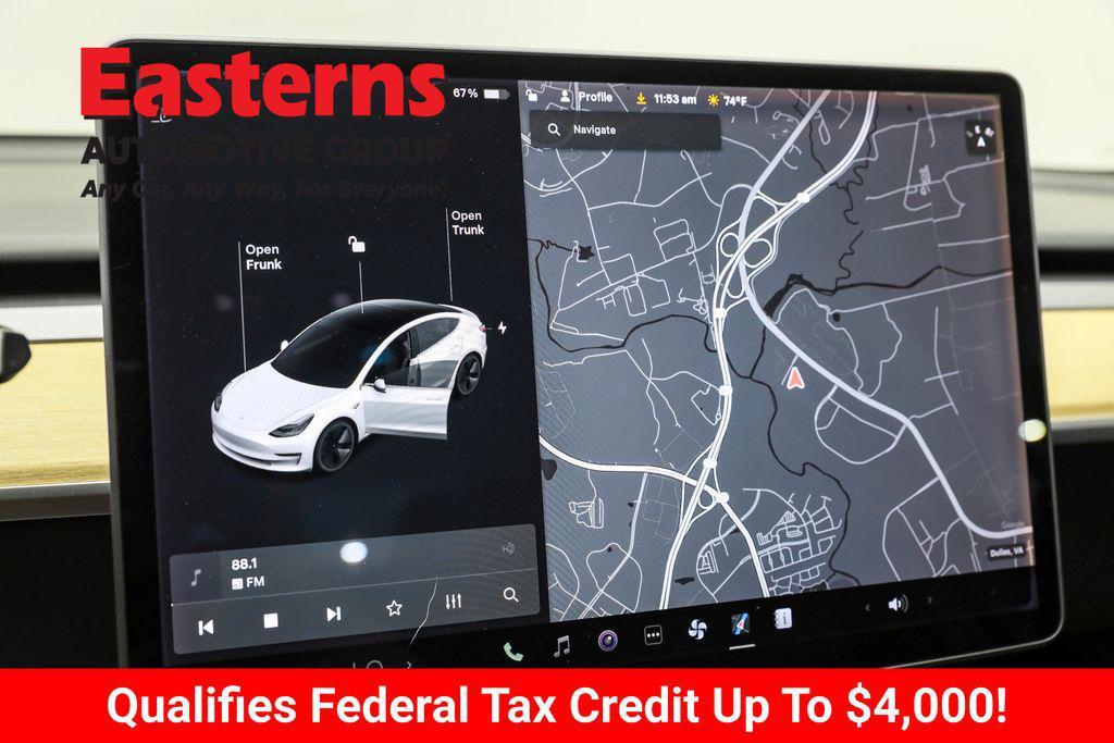 used 2018 Tesla Model 3 car, priced at $23,490