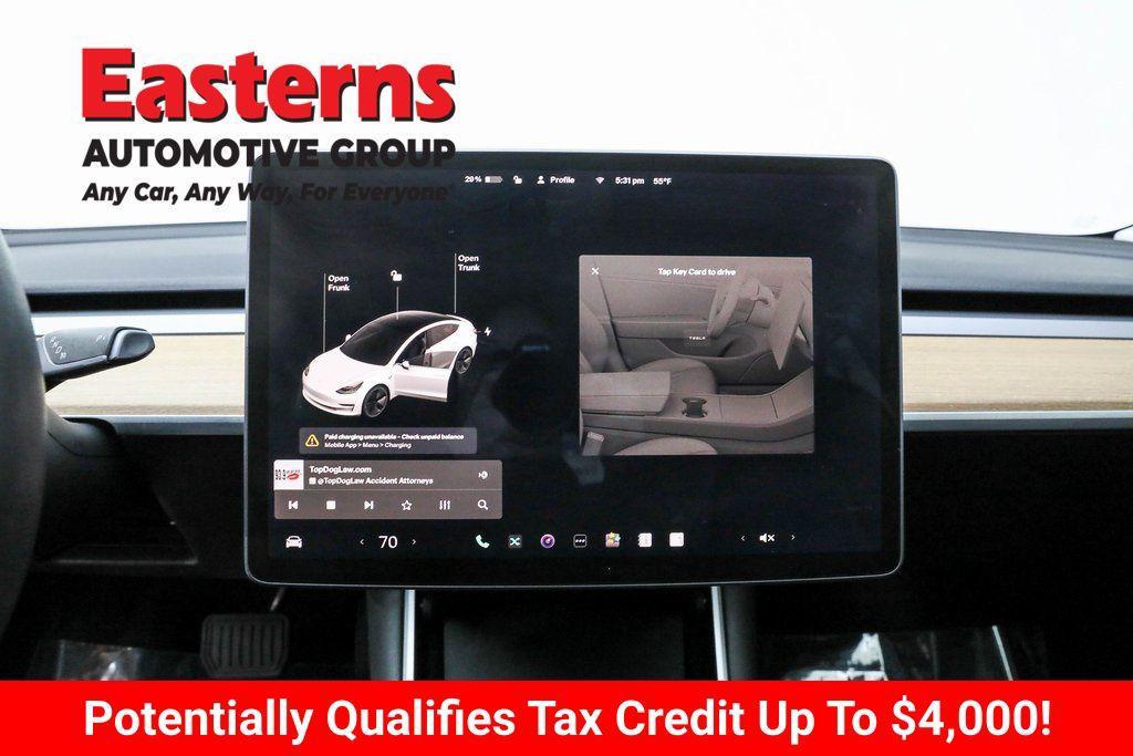 used 2020 Tesla Model 3 car, priced at $25,490