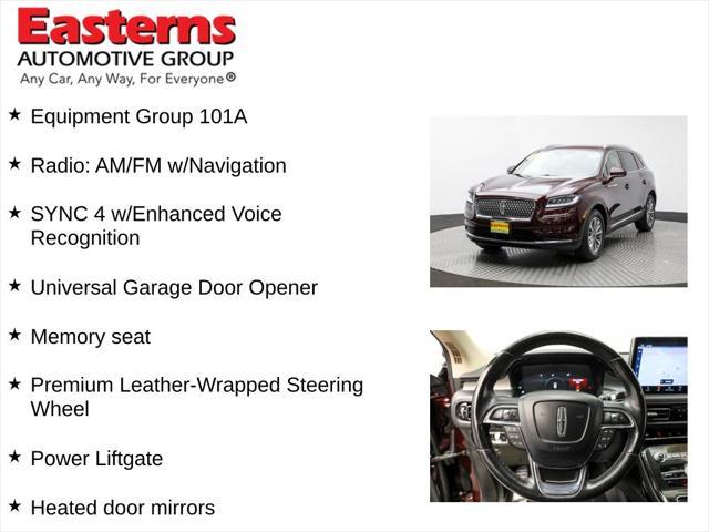 used 2021 Lincoln Nautilus car, priced at $28,950