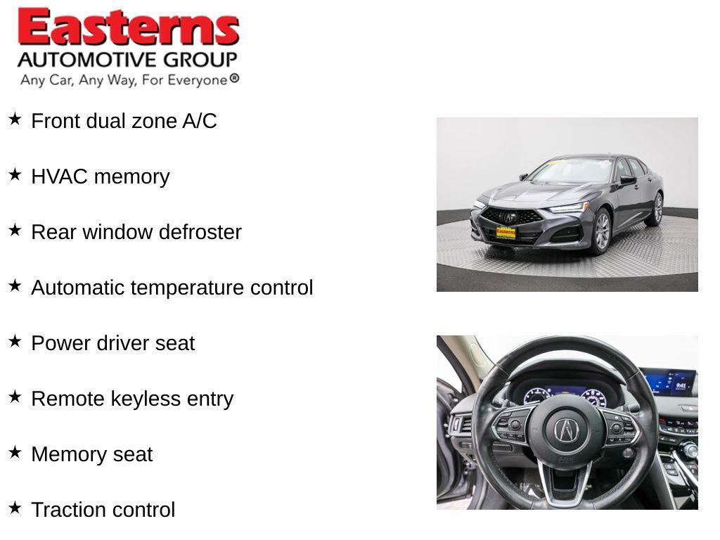 used 2023 Acura TLX car, priced at $28,990